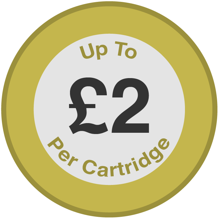 Up To £2 Per Cartridge